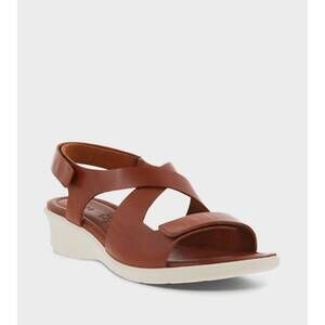 NEW ECCO women's felicia sandal in cognac